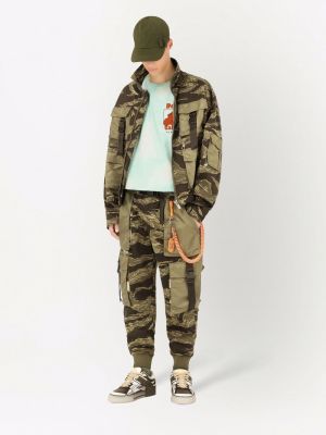 Jacke mit camouflage-print Dolce & Gabbana grün