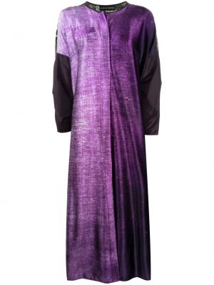 Rochie de mătase cu imagine Barbara Bologna violet