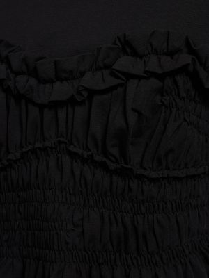 Jersey bombažna majica Cecilie Bahnsen črna