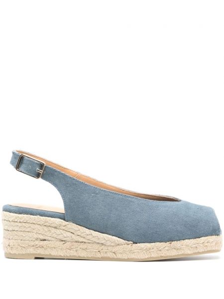 Bavlněné espadrilky Castañer modré