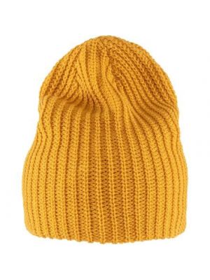 Меланжевая шапка Fjallraven желтая
