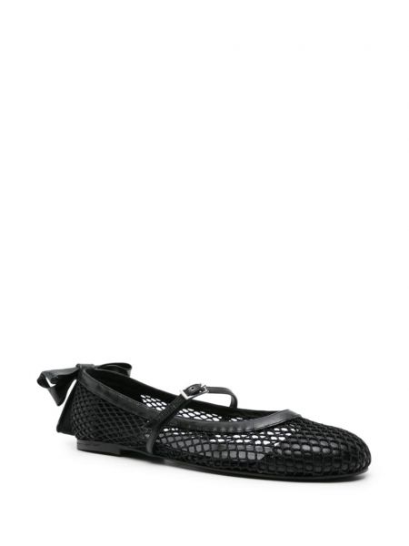 Tīkliņa kurpes ar banti Giaborghini melns