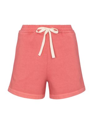 Pantaloni scurți din bumbac din jerseu Jil Sander roz