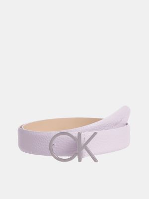 Cinturón con hebilla Calvin Klein violeta