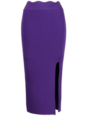 Jupe taille haute Galvan London violet