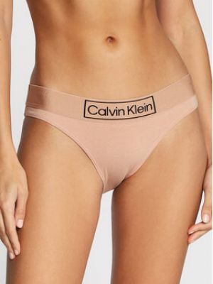 Pantalon culotte Calvin Klein Underwear beige