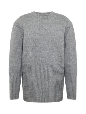 Меланжов пуловер Topman сиво