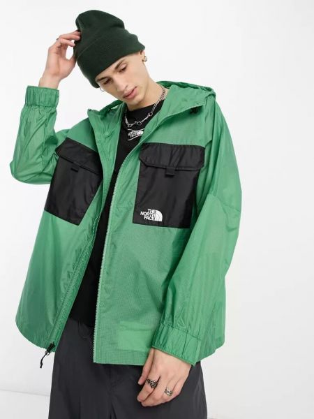 Куртка с капюшоном The North Face зеленая