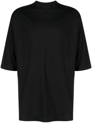 Oversize памучна тениска Thom Krom черно