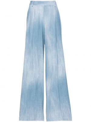 Pantaloni cu imagine Ermanno Scervino albastru