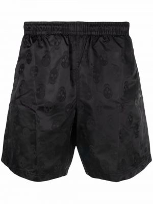 Trykt shorts Alexander Mcqueen svart