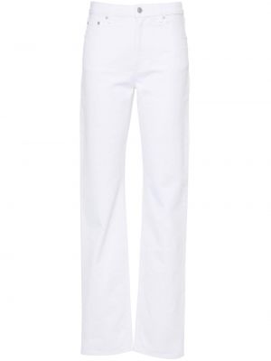 Straight fit džíny s vysokým pasem Fabiana Filippi bílé