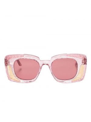 Átlátszó napszemüveg Kuboraum rózsaszín