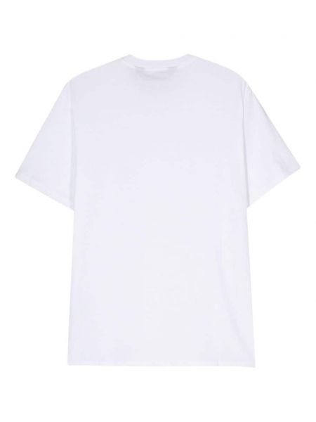 Kokvilnas t-krekls Just Cavalli balts