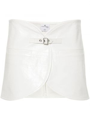 Φούστα mini Courreges λευκό