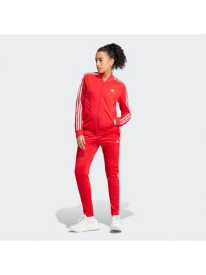 Pantalones de chándal a rayas Adidas Sportswear rojo