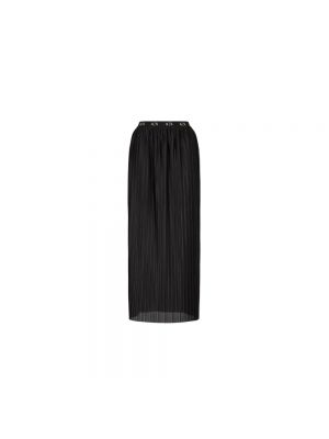 Długa spódnica plisowana Armani Exchange czarna