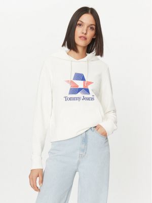 Džemperis su žvaigždės raštu Tommy Jeans balta