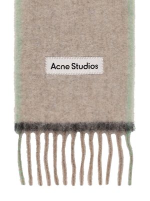 Sciarpa in lana d'alpaca Acne Studios verde