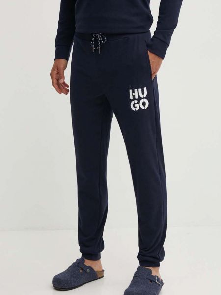 Spodnie sportowe z nadrukiem Hugo