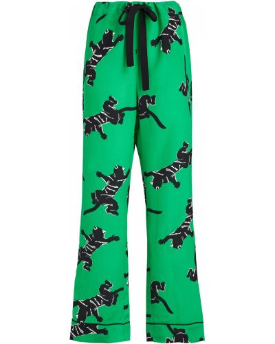 Zelené kalhoty Diane Von Furstenberg