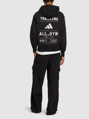 Džemperis su gobtuvu Adidas Performance juoda