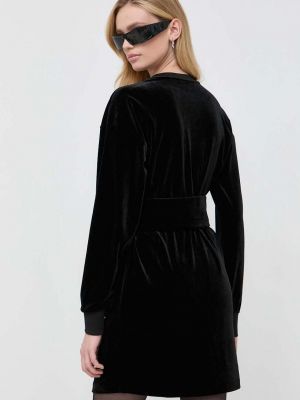 Mini šaty Armani Exchange černé