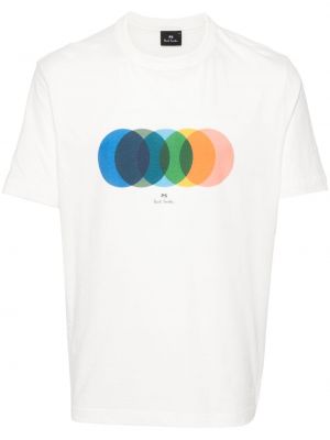 T-shirt di cotone Ps Paul Smith bianco