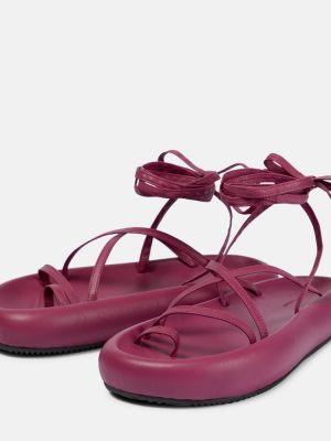 Sandale din piele Isabel Marant roz