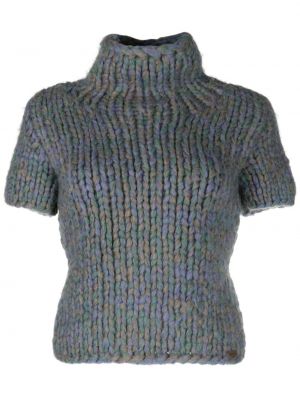 Mohair top Chanel Pre-owned lila
