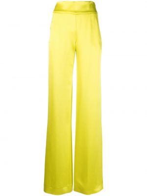 Rovné kalhoty Genny žluté