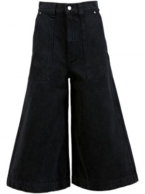 Pantaloni culottes Khaite negru