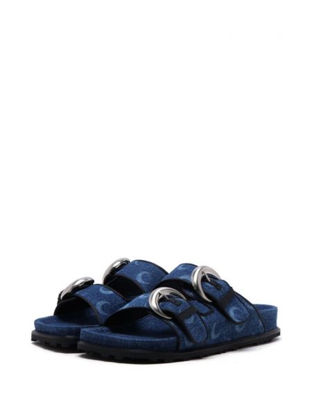 Sandale mit print Marine Serre blau
