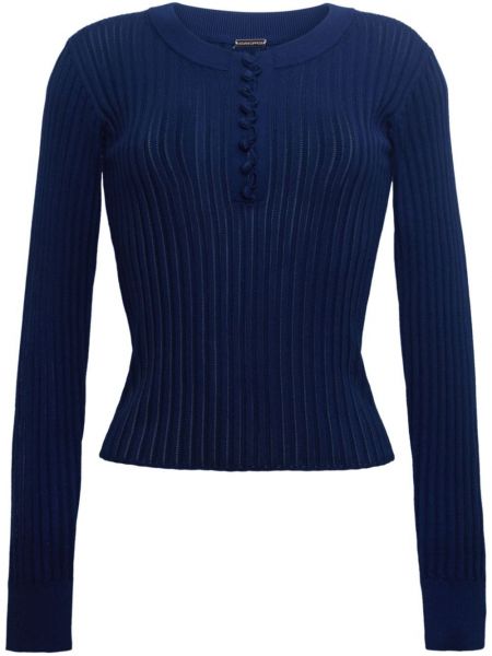 Langer pullover Adam Lippes blau