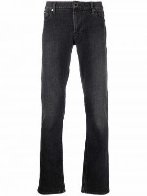 Slank stretch jeans Emporio Armani svart