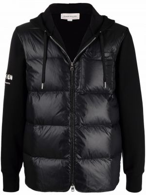 Zip lang jakke Alexander Mcqueen svart