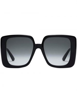 Oversized sončna očala Gucci Eyewear črna
