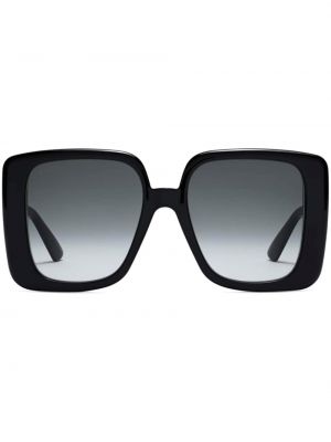 Oversize sonnenbrille Gucci Eyewear schwarz