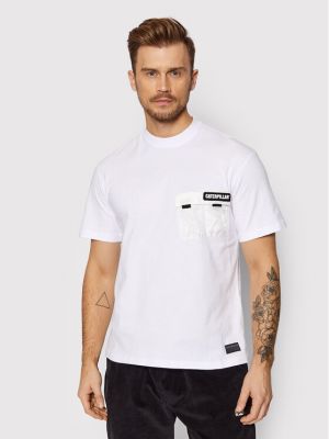 T-shirt Caterpillar weiß