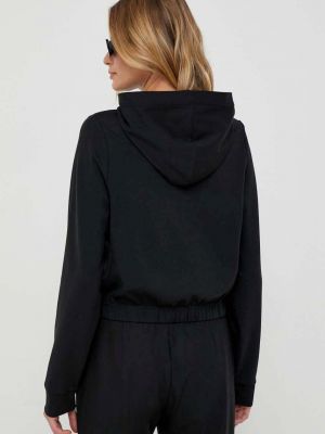 Mikina s kapucí Calvin Klein Jeans černá
