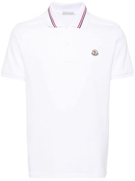 Polo majica Moncler bijela