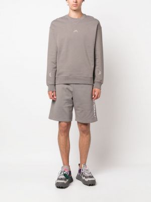 Sweatshirt mit rundem ausschnitt A-cold-wall* grau