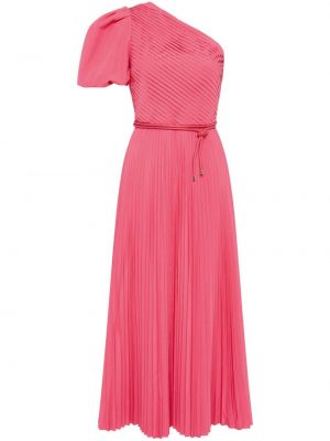 Rochie de cocktail plisată Rebecca Vallance roz