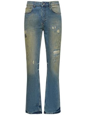 Obnosené džínsy s rovným strihom Flâneur modrá