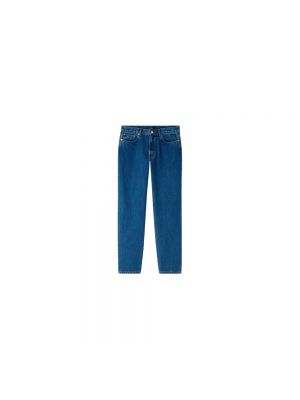Retro high waist skinny jeans A.p.c. blau
