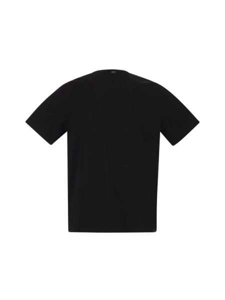 Dzianinowa koszulka Herno czarna