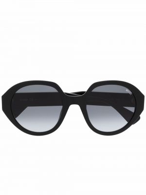 Spalvų gradiento rašto akiniai nuo saulės Moschino Eyewear juoda
