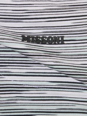Pamučna majica Missoni plava