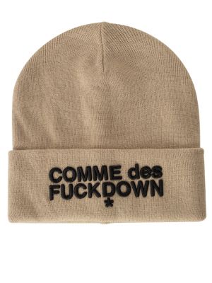 Шапка Comme Des Fuckdown бежевая