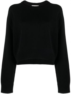 Пуловер Loulou Studio черно